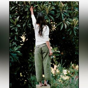 imogene + willie Women’s Blake Military Trouser in Olive